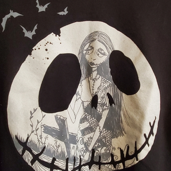 Disney Tim Burtons The Night Before Christmas. Small. Black Sweatshirt. - Picture 2 of 5